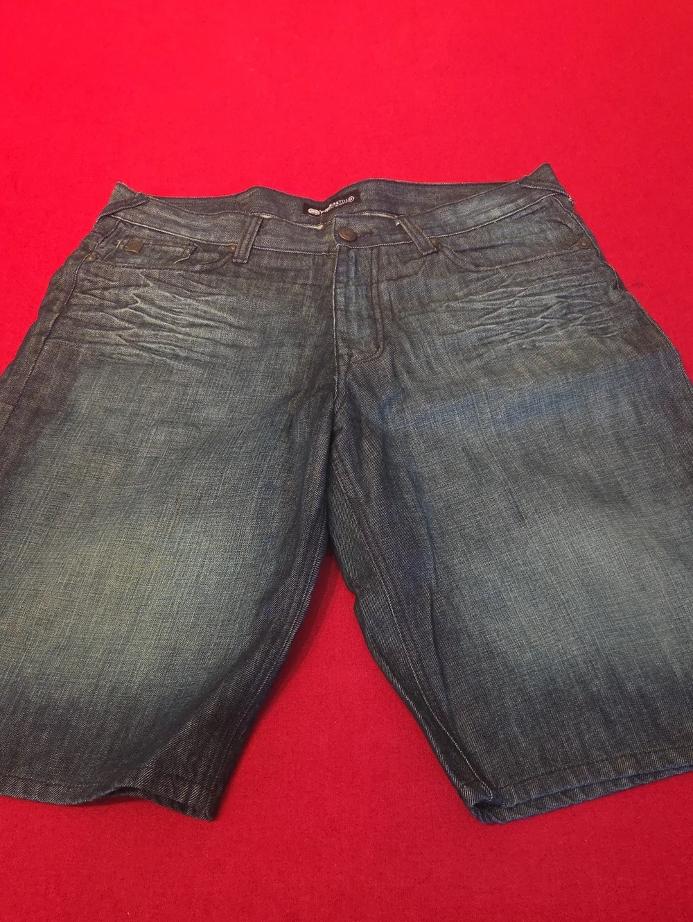 Lot of 3 men's waist size 36  Blue Denim Shorts +1 cargo short by Marc Ecko